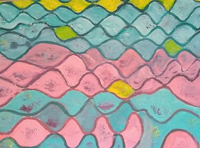 Turquoise and pink hues dragon skin3